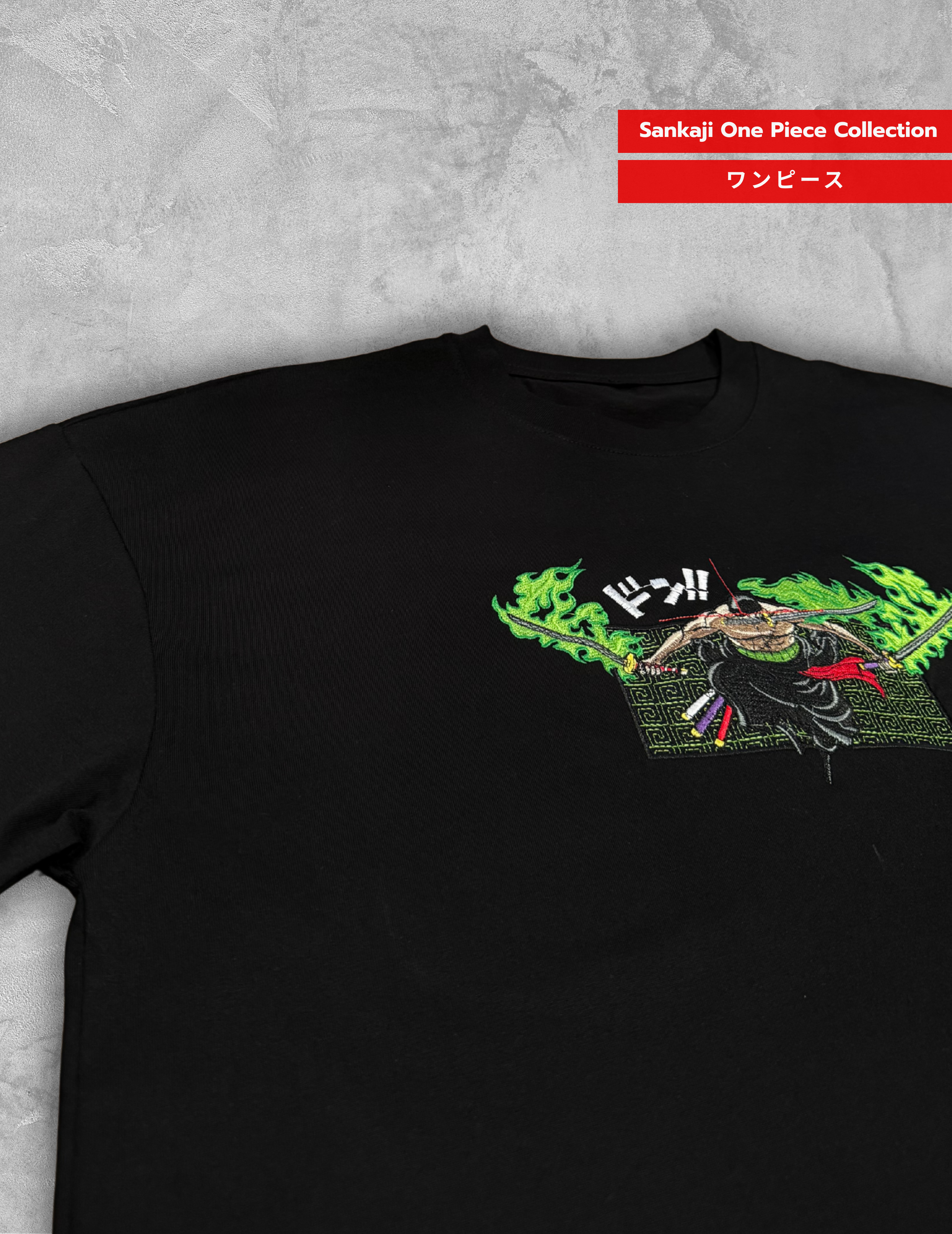 Zoro Three Swords Style Tshirt x Sankaji Studio