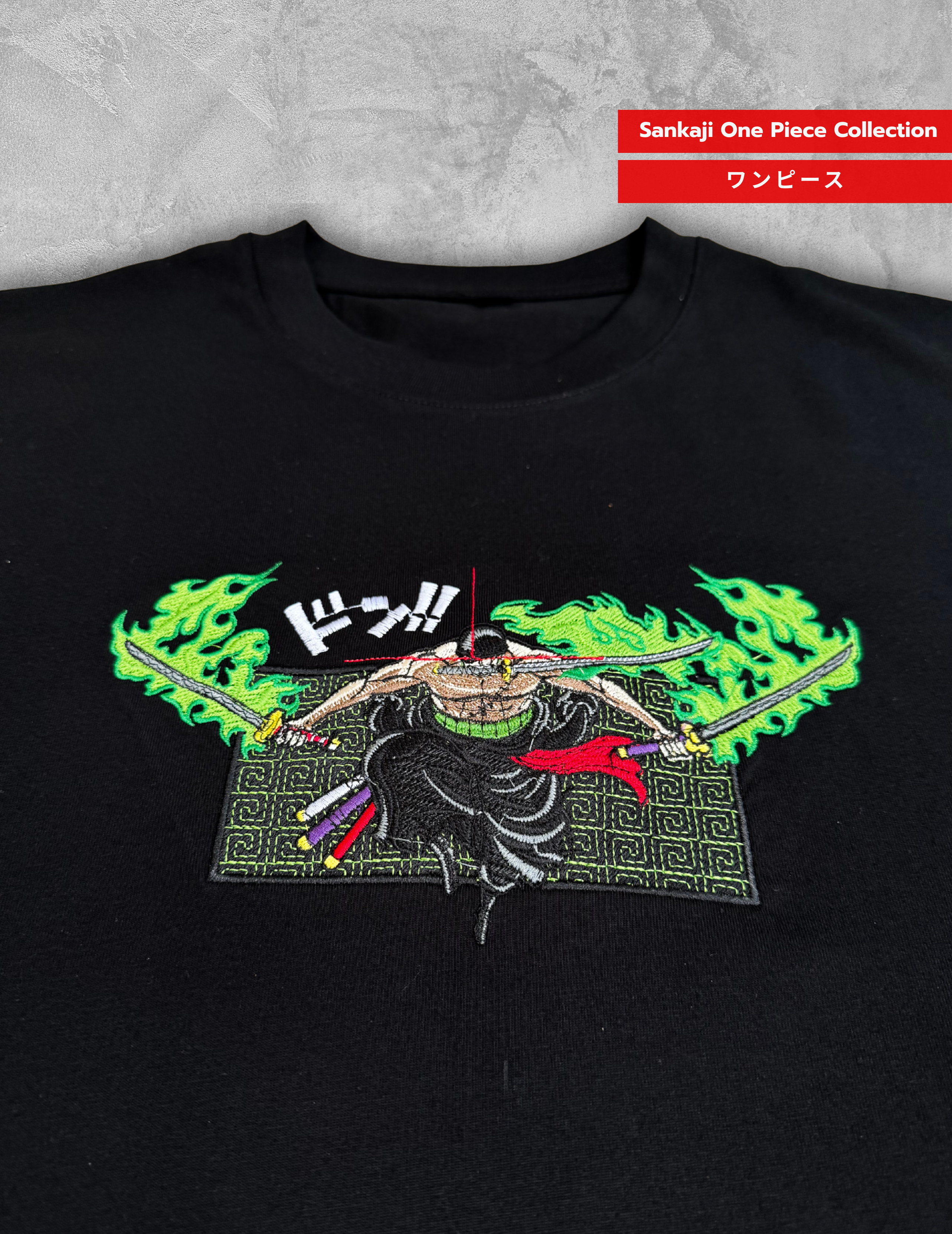 Zoro Three Swords Style Tshirt x Sankaji Studio