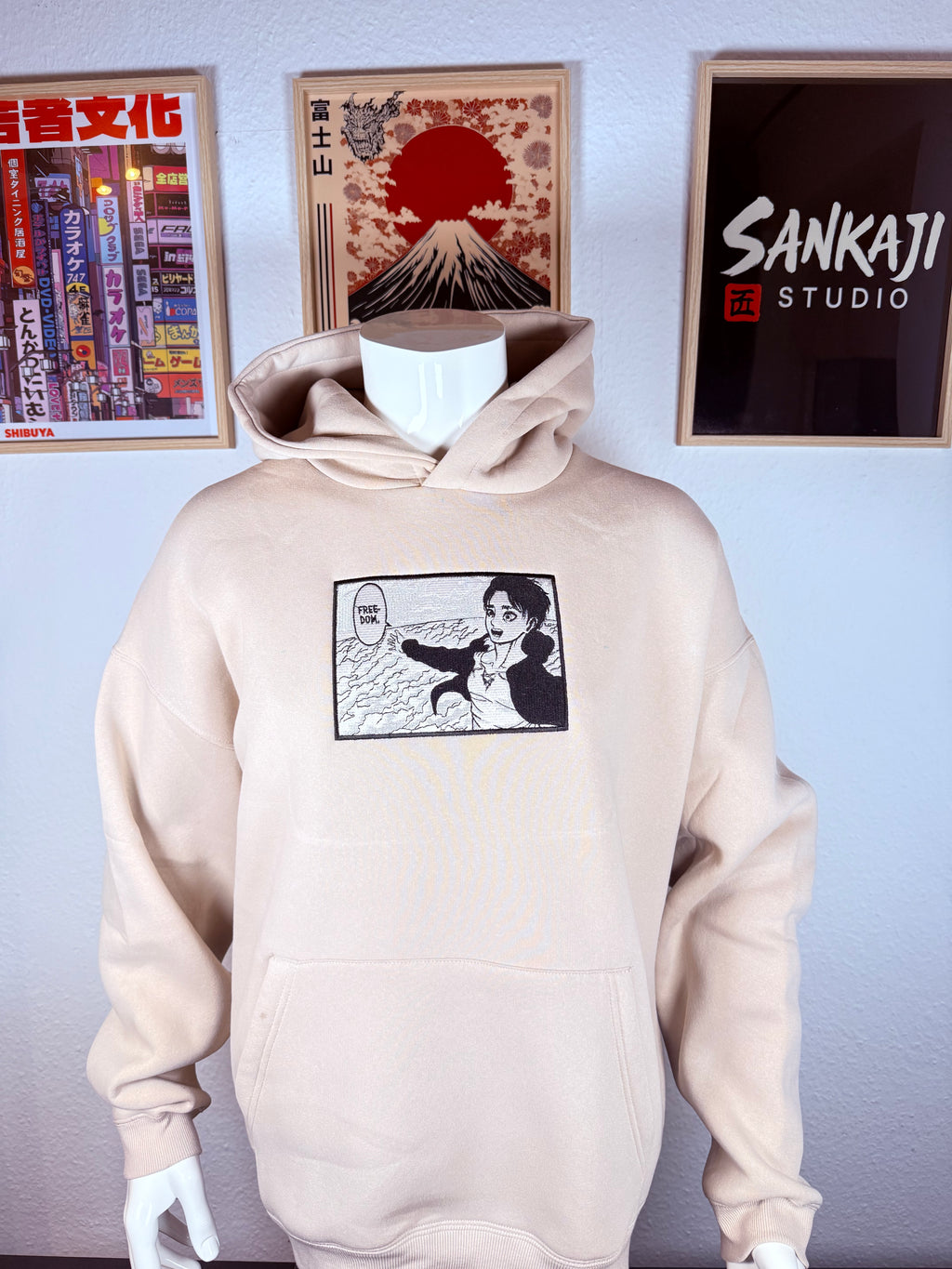 Eren Freedom Panel Hoodie x Sankaji Edition