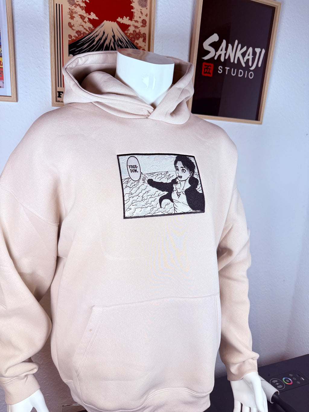 Eren Freedom Panel Hoodie x Sankaji Edition