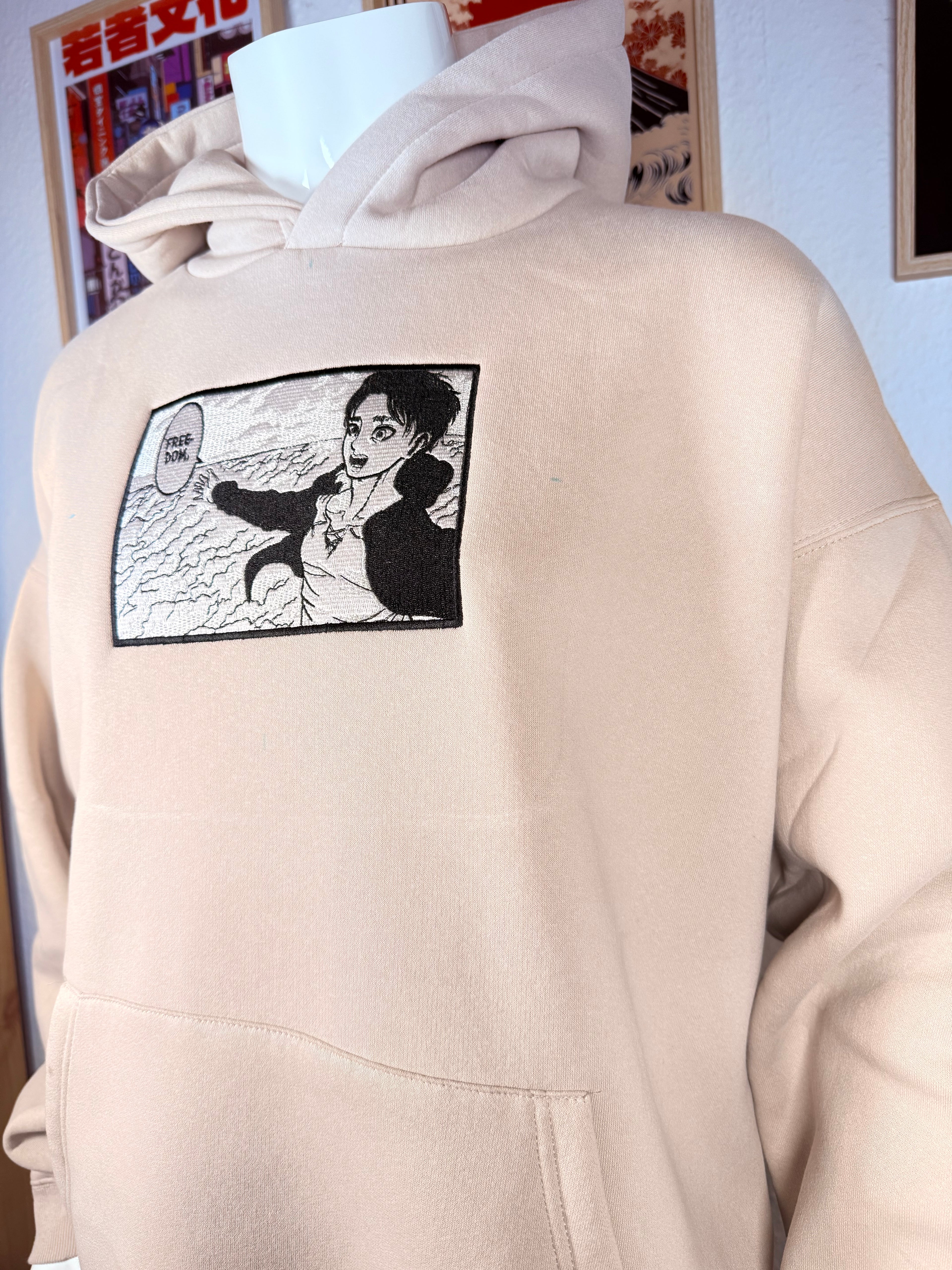 Eren Freedom Panel Hoodie x Sankaji Edition